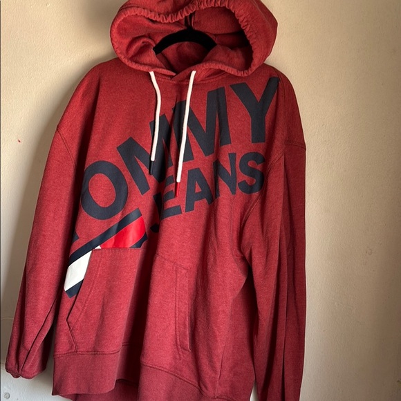 Tommy Hilfiger Red Hoodie for Men - Picture 5 of 6